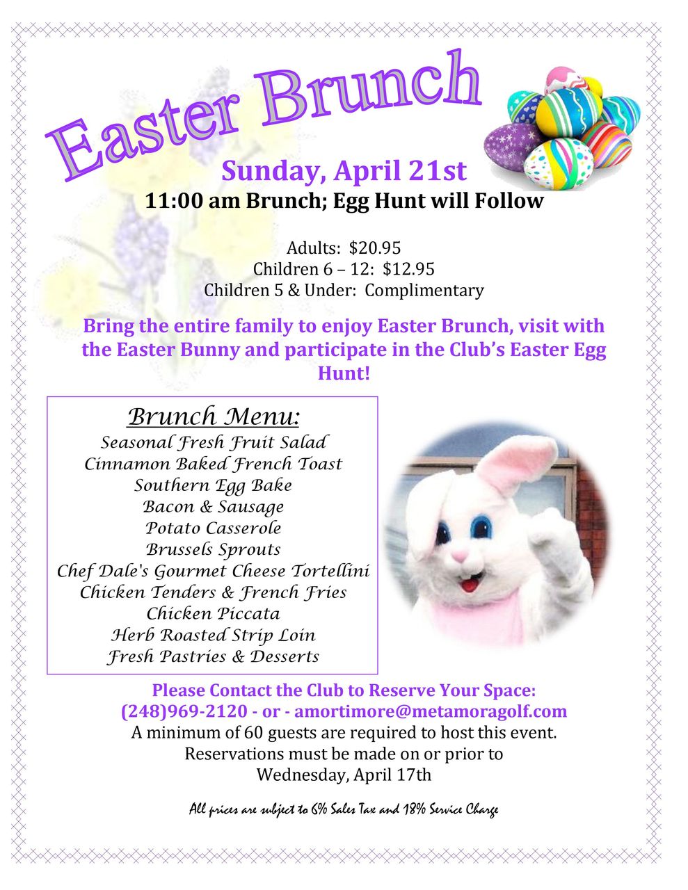 Easter Brunch - 2019