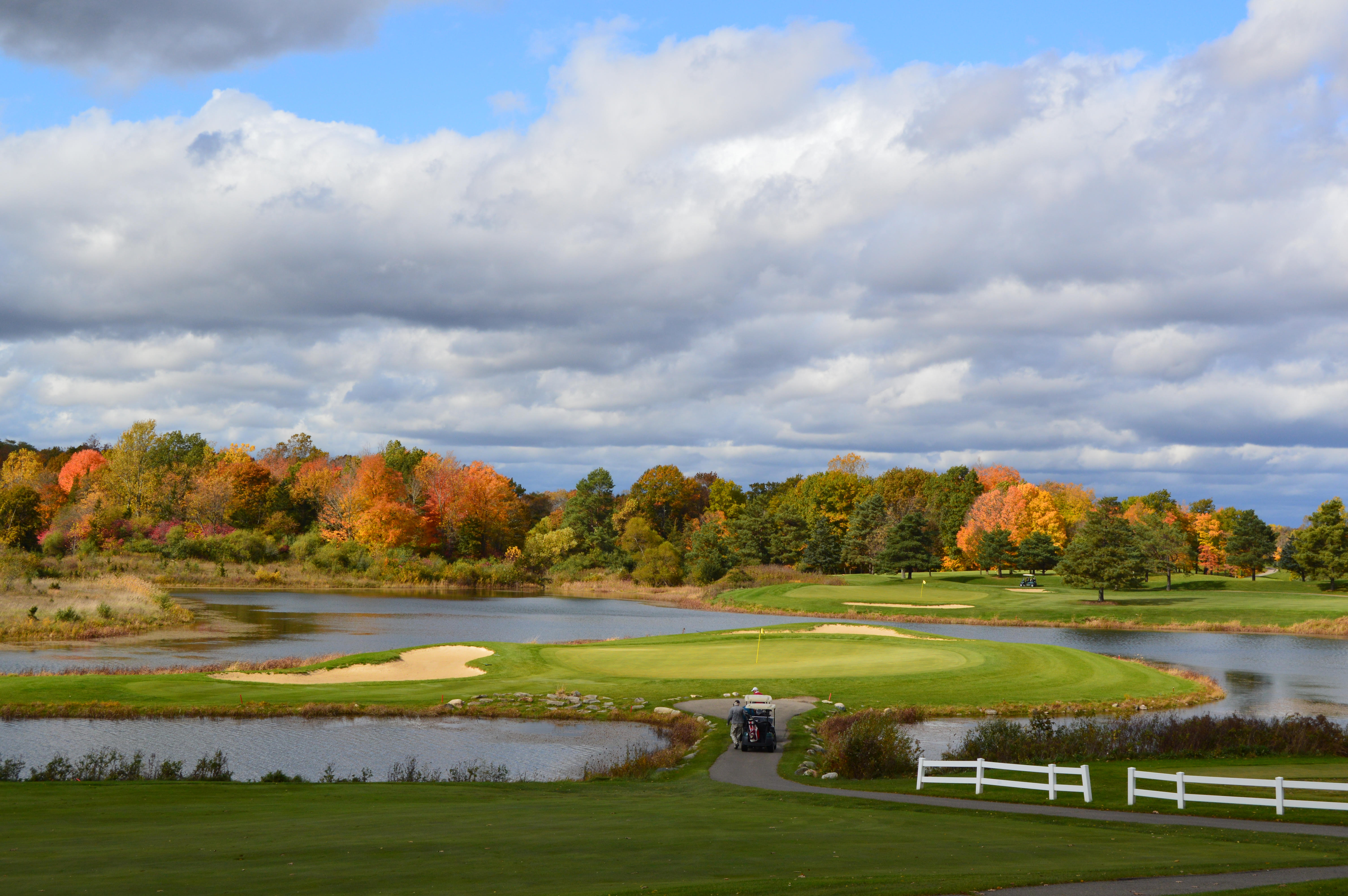 Golf Course In Fall